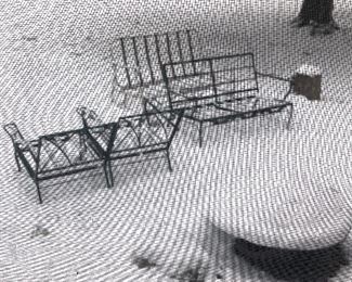 metal vintage outdoor furniture 