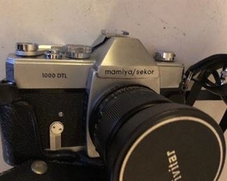 Mamiya/Sekor 96168 55 mm Camera w/ Vivitar Lens