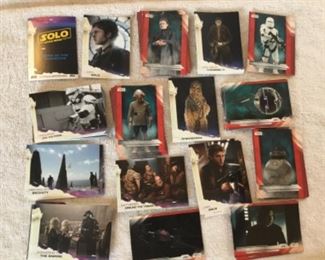Star Wars trading/collector cards 