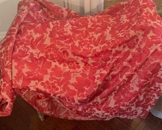 fabric salvaged from the famed Russian Tea Room 