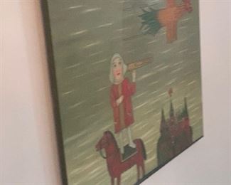 54x47 stunning , large erchov painting 