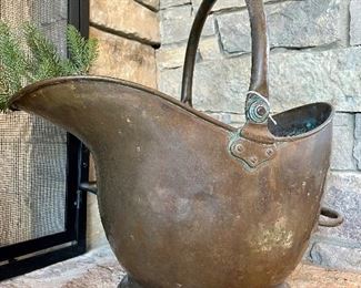 $150. Copper Coal Scuttle. 