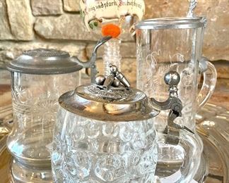 Unmarked beer steins starting at $50 each! Home brewmaster selling part of his German stein collection. Don't miss out!