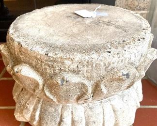 SOLD. Salvage Concrete Plant Stand.