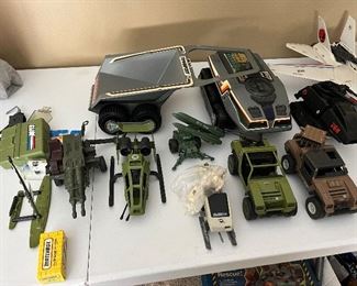 Vintage G.I. Joe vehicles 