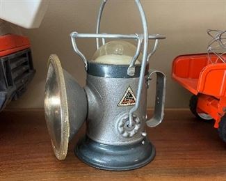 Vintage mining lamp