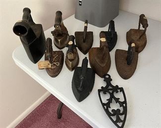 Vintage clothing irons