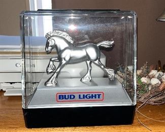 Vintage bud light Budweiser horse advertisement