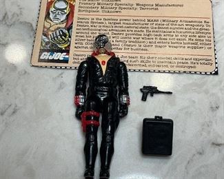 Vintage G.I., Joe, action figure Destro