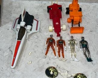 Vintage Battlestar Galactica, and mego  Micronauts 