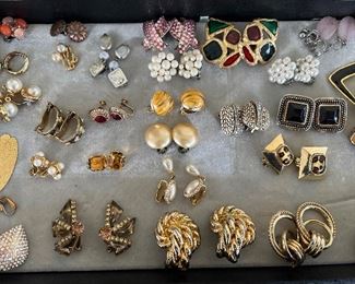 We have a wide selection of costume jewelry at this one! Tons more not pictured