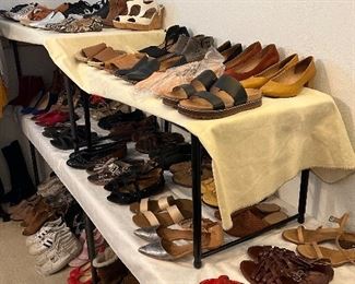shoes, shoes, and more shoes! Majority are in great condition.