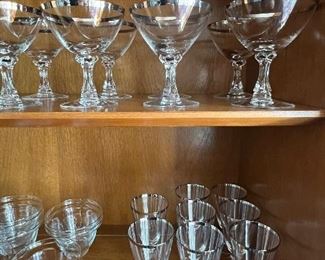 Fostoria Wedding Ring Crystal Glasses