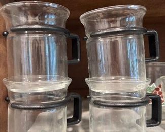 Vintage Bodum Bistro coffee glasses
