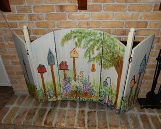 Hand painted screen