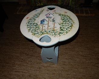 Hand Painted drop leaf table
