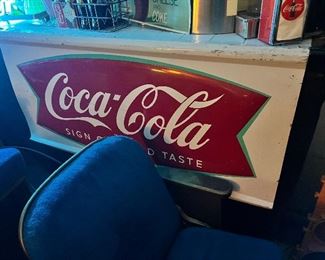 Sign of Good Taste Original Coca Cola 50 by 24 $1500