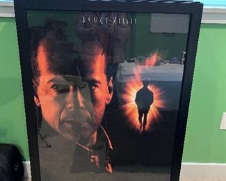 Framed Bruce Willis Movie Poster
