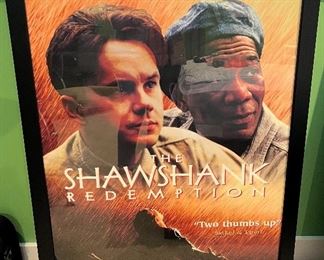 Framed Shawshank Redemption Movie Poster