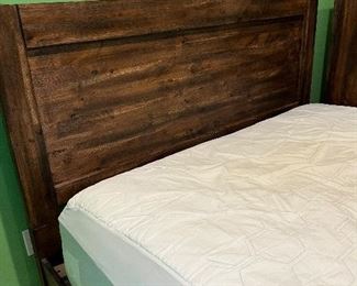 Queen Size Bed Frame, Mattress Not For Sale. 