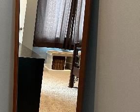 Full Length Mirror, Wood Frame