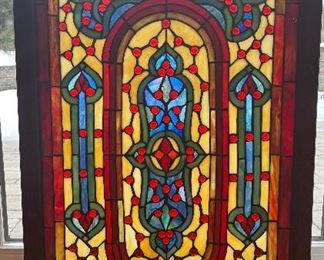 Beautiful Stained Glass Window
22 1/2” x 36 1/2”