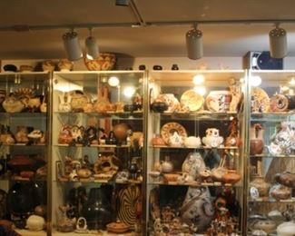 Large Southwestern pottery collection