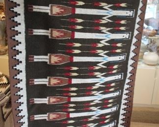 Navajo Yei rug by Pauline Tso Begay