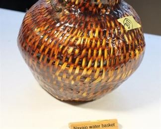 Navajo water basket