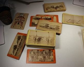 Vintage stereo view cards