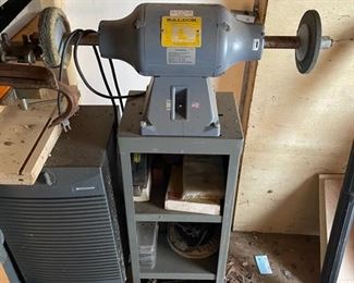 Shed full of tools and machinery 