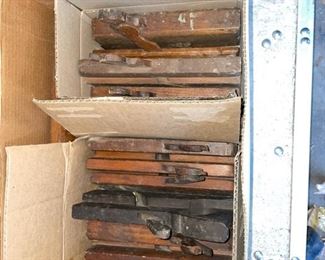 Antique wood planes