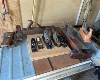 Antique wood planes