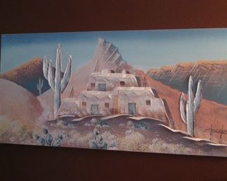 3-Dimensional Wall Art with Southwest Pueblo Theme