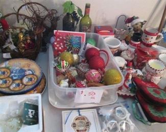 Christmas Ornaments & Decor + Ribbons