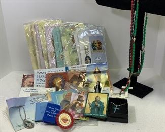 Mystery Lot Numerous Religious Items Still In Packaging