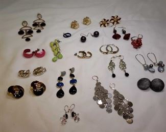 Pairs Of Costume Earrings