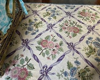 Hand knotted floral rug