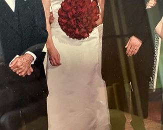 Wedding dress boxed & preserved