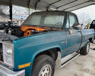 1987 Project Chevy Truck. Does not run.