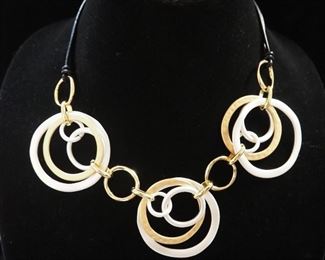 Ring/Hoop Short Chain Fashion Necklace
