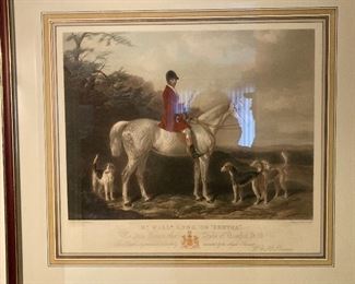 Large hunt scene prints