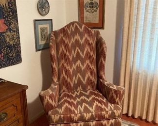 Large wing back chair from Stegman's