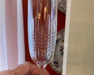 Gorgeous champagne flutes from Bacurrat