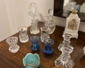 Vintage toothpick holders/decanters