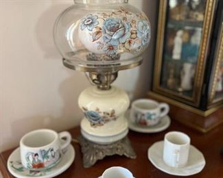 Hurricane Style Parlor Lamp