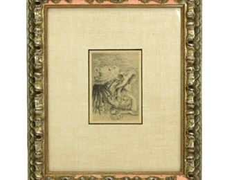 Pierre Auguste Renoir, French (1841-1919) "Le Chapeau Epingle"