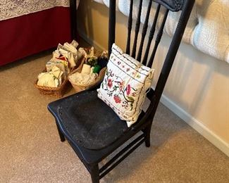 Antique prayer chair