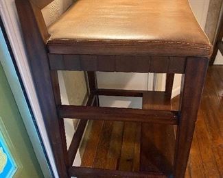 One Of Four Barstools 27" X 28" X 18"