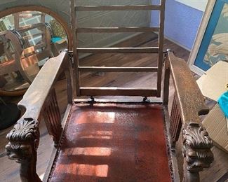 William Morris Restored Recliner in working order 29" X30"